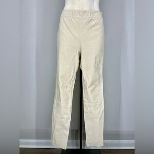 Helmut Lang Women's Stretch Leather Pants Size 10